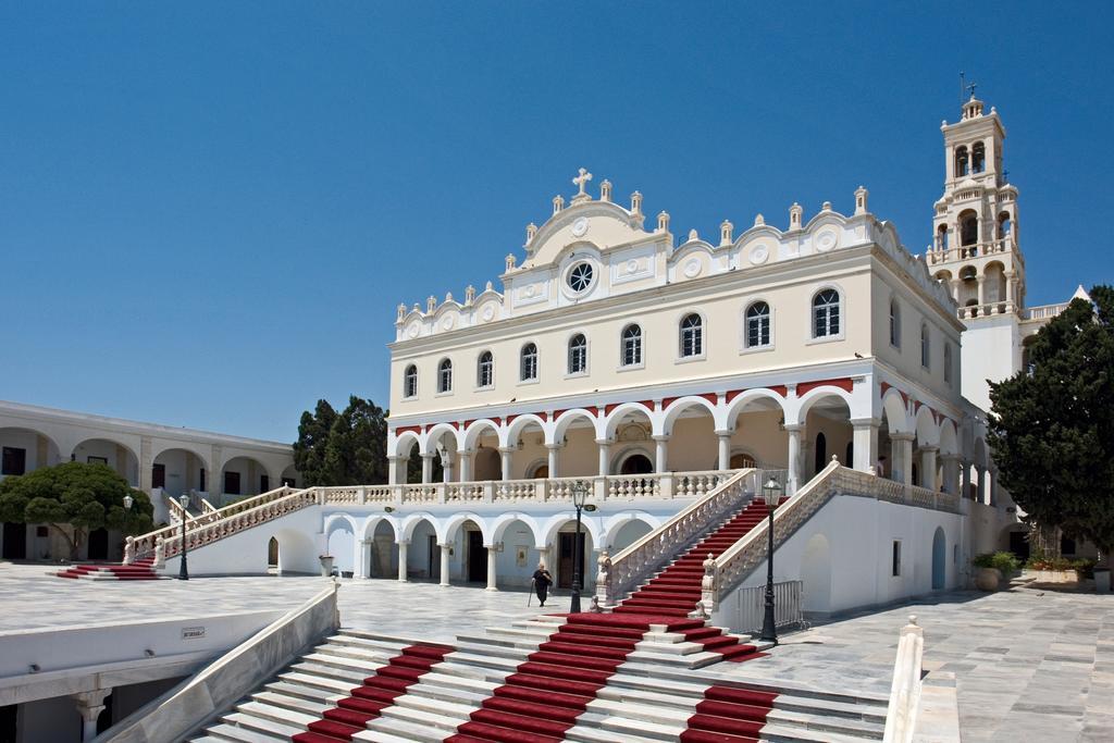 Poseidonio Hotel Tinos Bagian luar foto